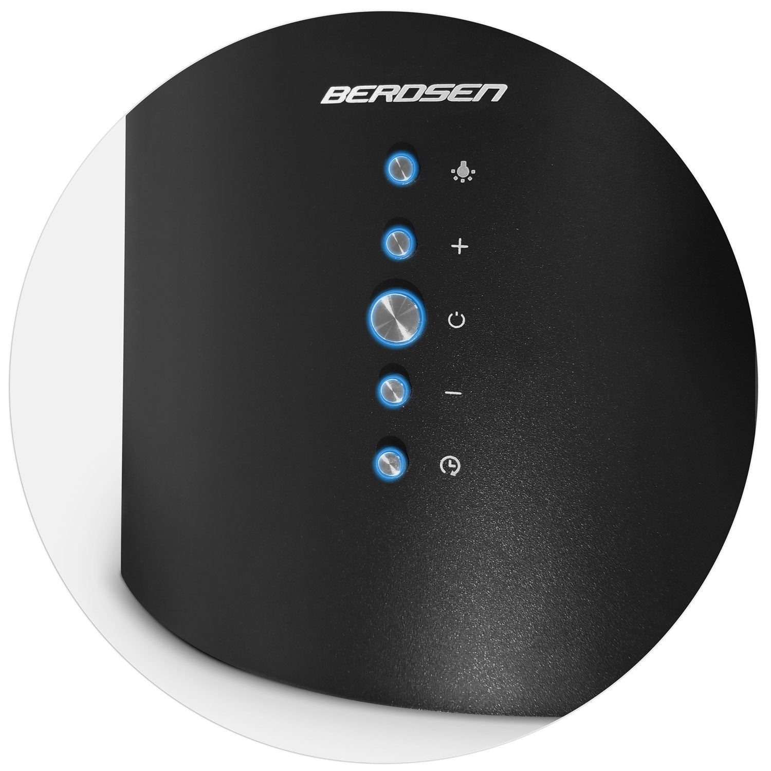 35 cm ilgio virtuvės salos dangtelis Berdsenas juodas BT-221