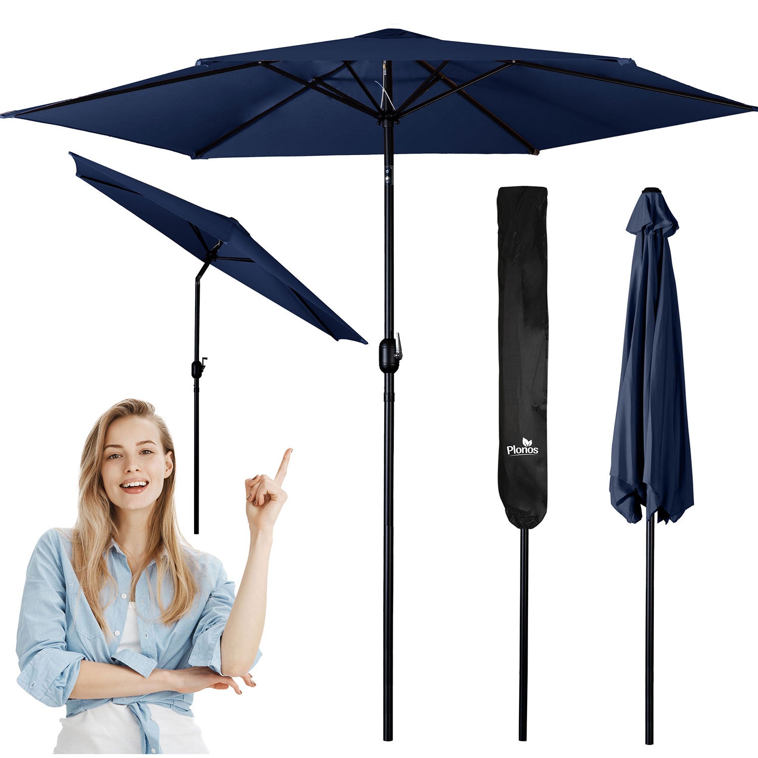 6 segmentų 300 cm apatinis sodininkas su Plonos PL-884 dangčiu