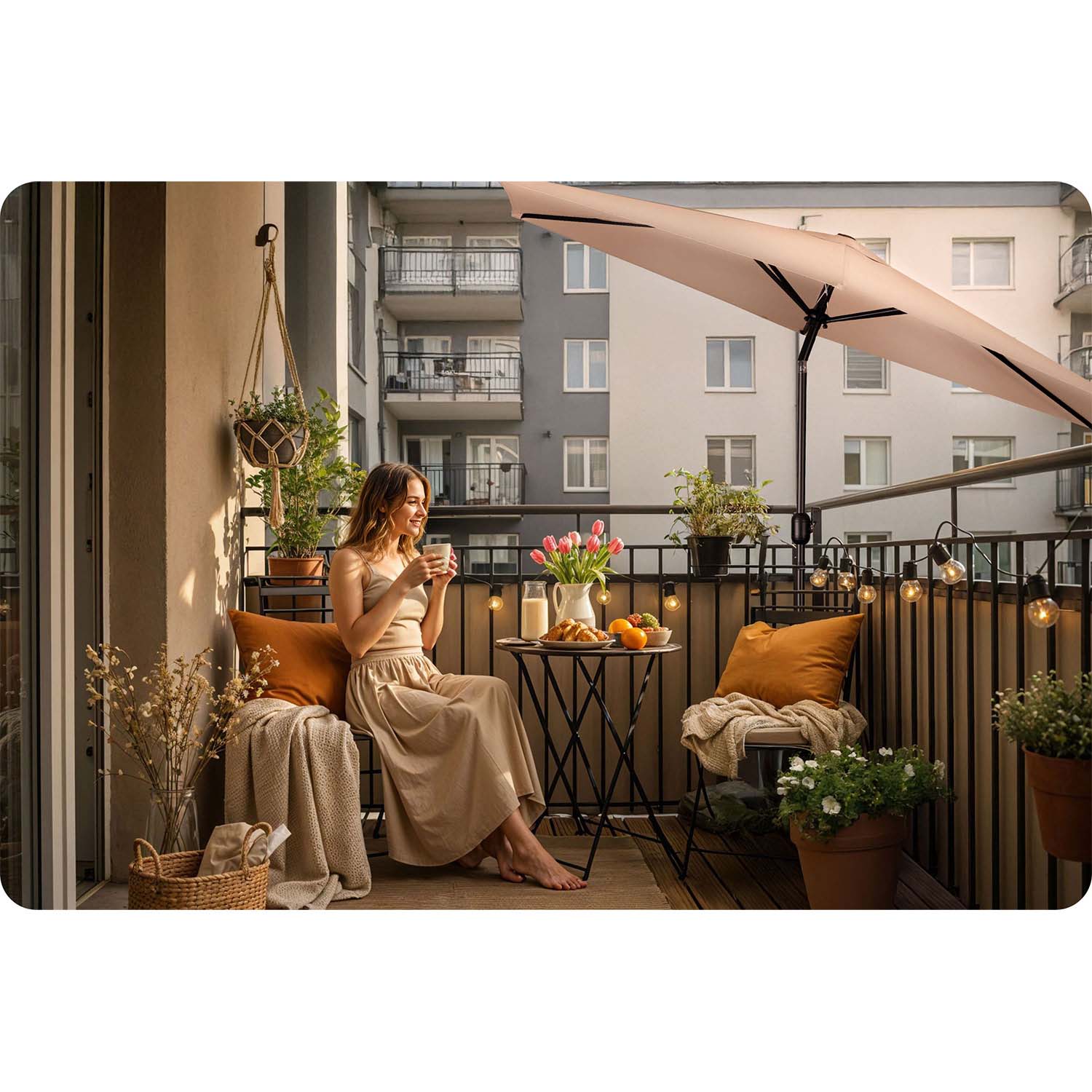 6 segmentų 300 cm apatinis sodininkas su Plonos PL-884 dangčiu