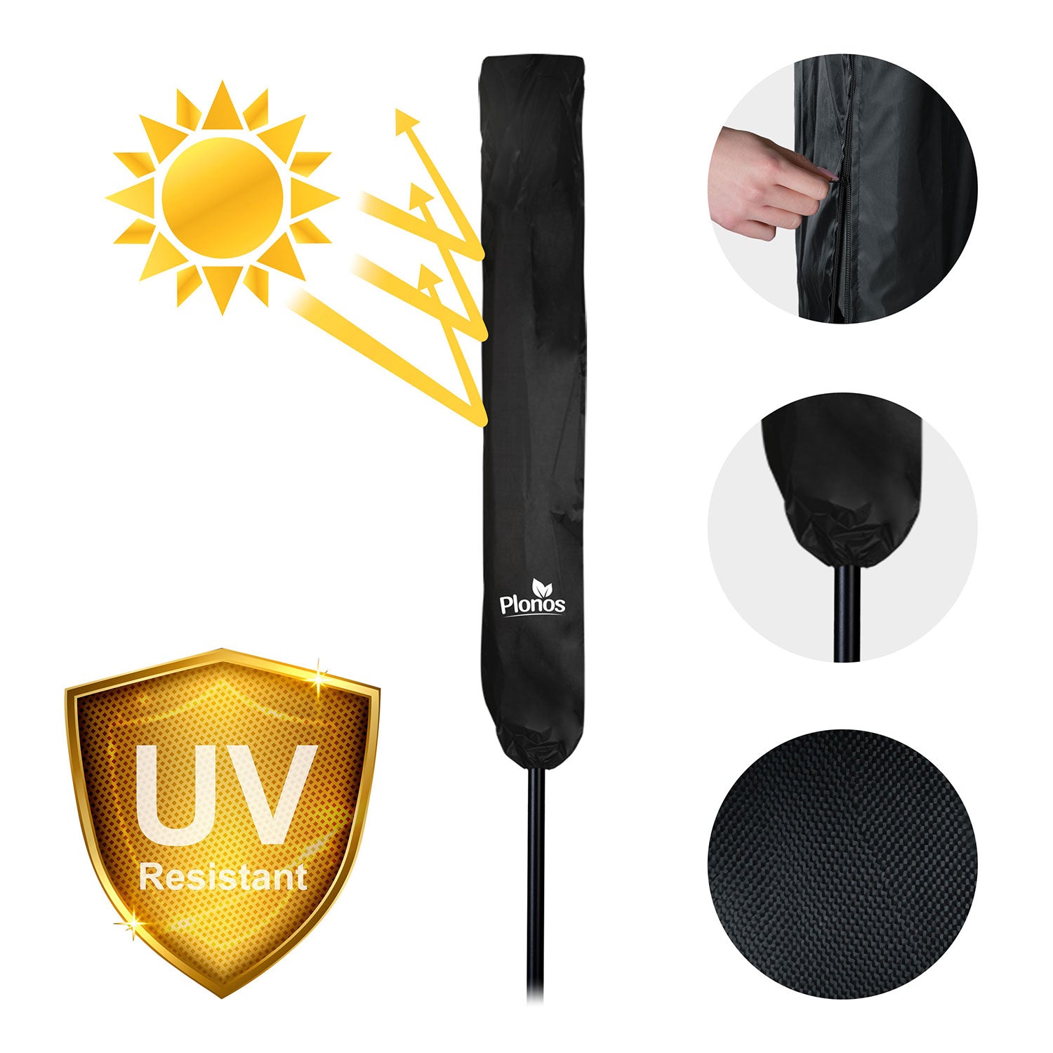 6 segmentų 300 cm apatinis sodininkas su Plonos PL-884 dangčiu