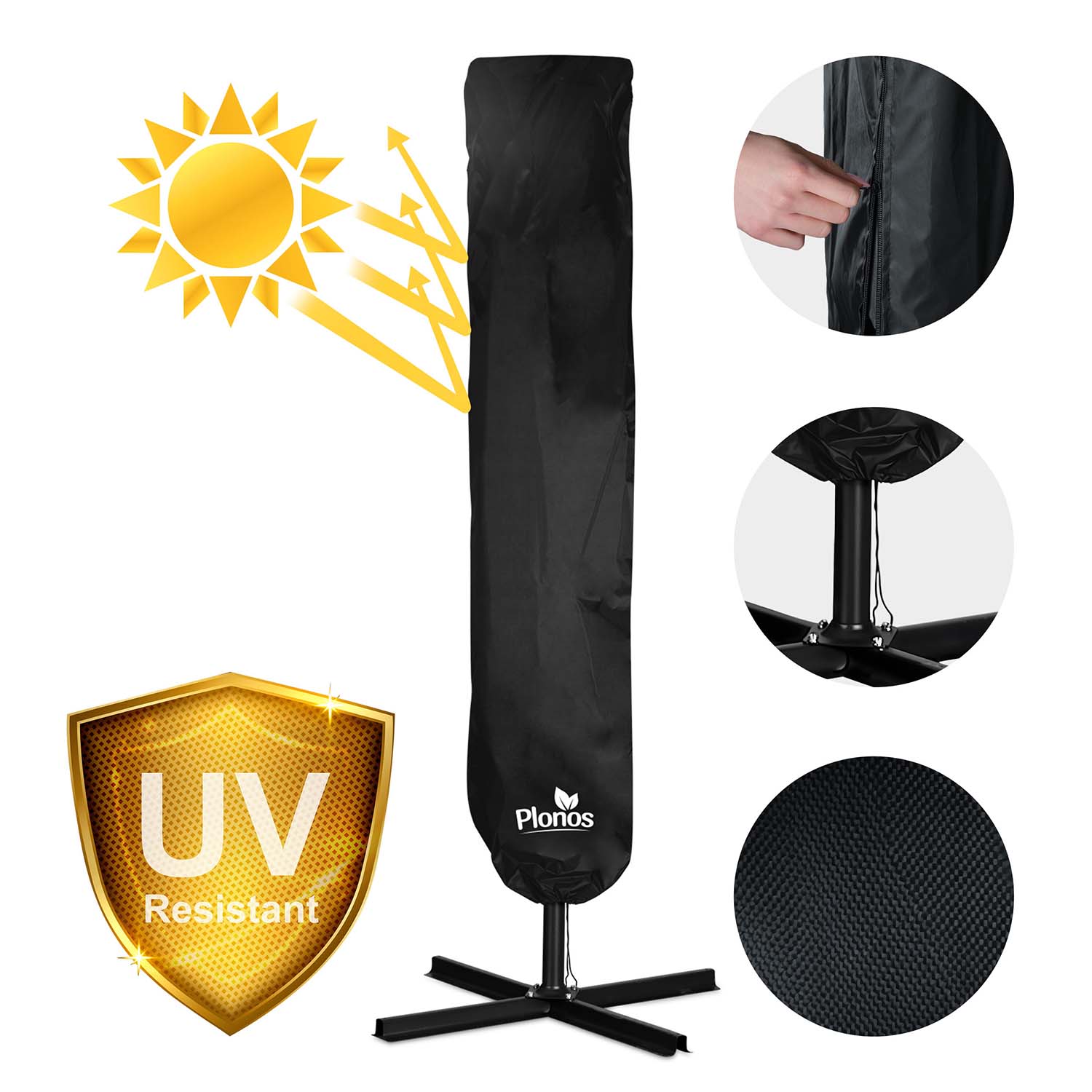 Plonos PL-881 8 segmentų 350 cm su dangteliu apatinis sodininkas