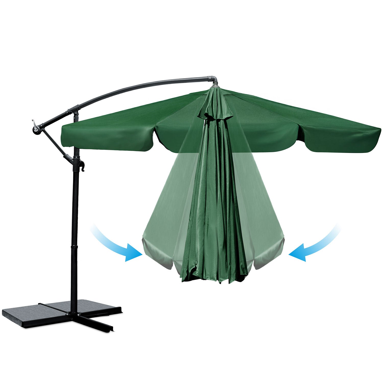 Plonos PL-881 8 segmentų 350 cm su dangteliu apatinis sodininkas