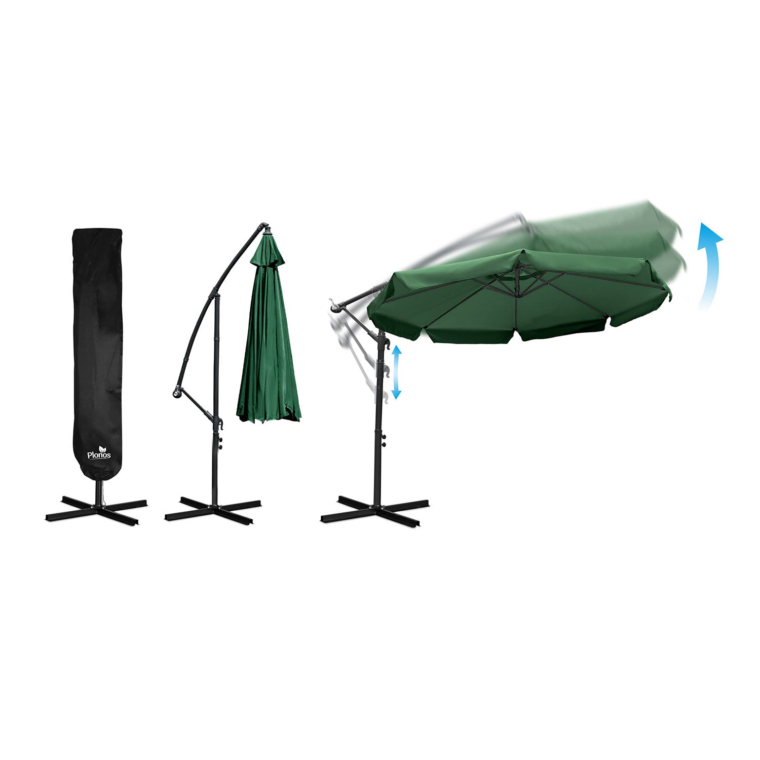Plonos PL-881 8 segmentų 350 cm su dangteliu apatinis sodininkas
