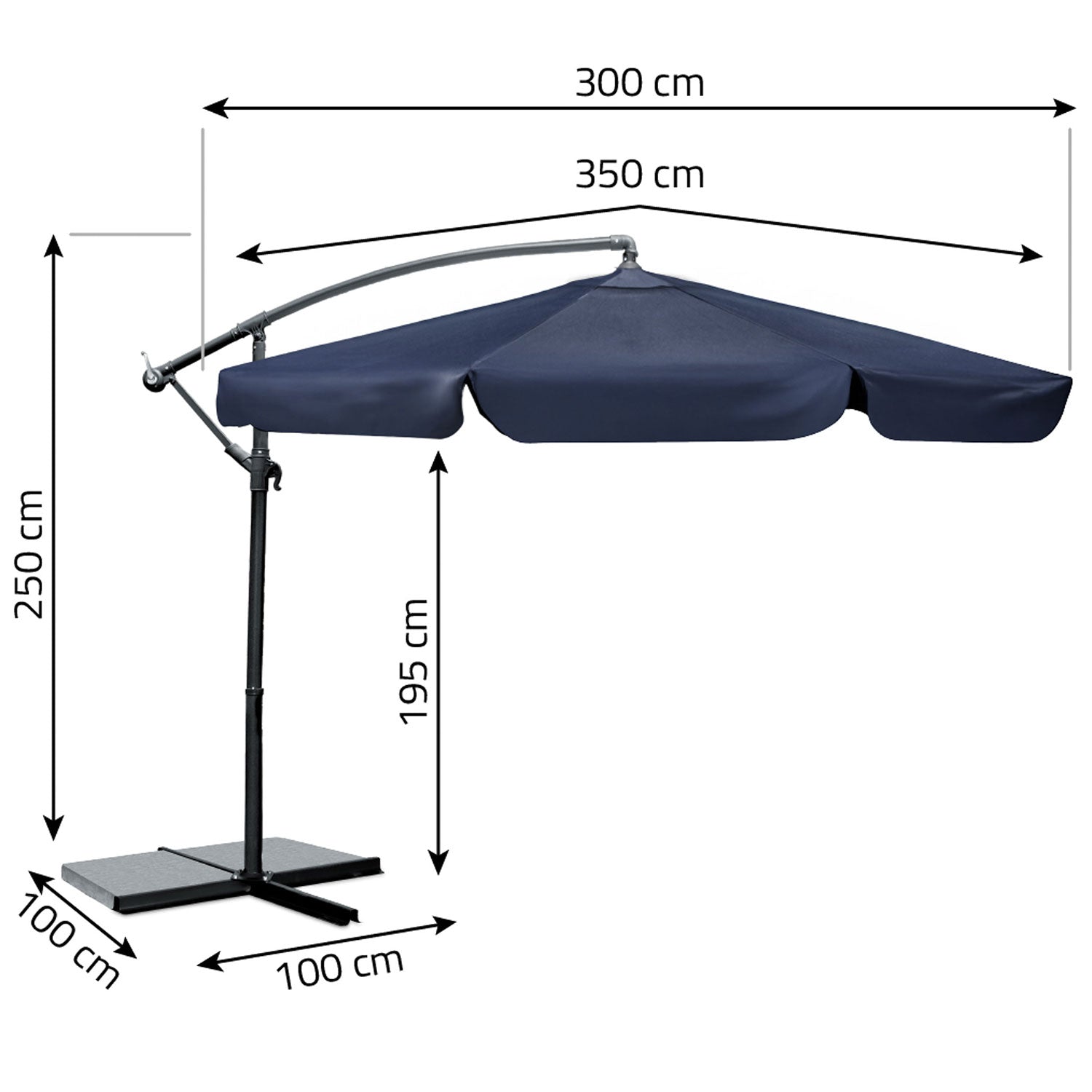 Plonos PL-881 8 segmentų 350 cm su dangteliu apatinis sodininkas