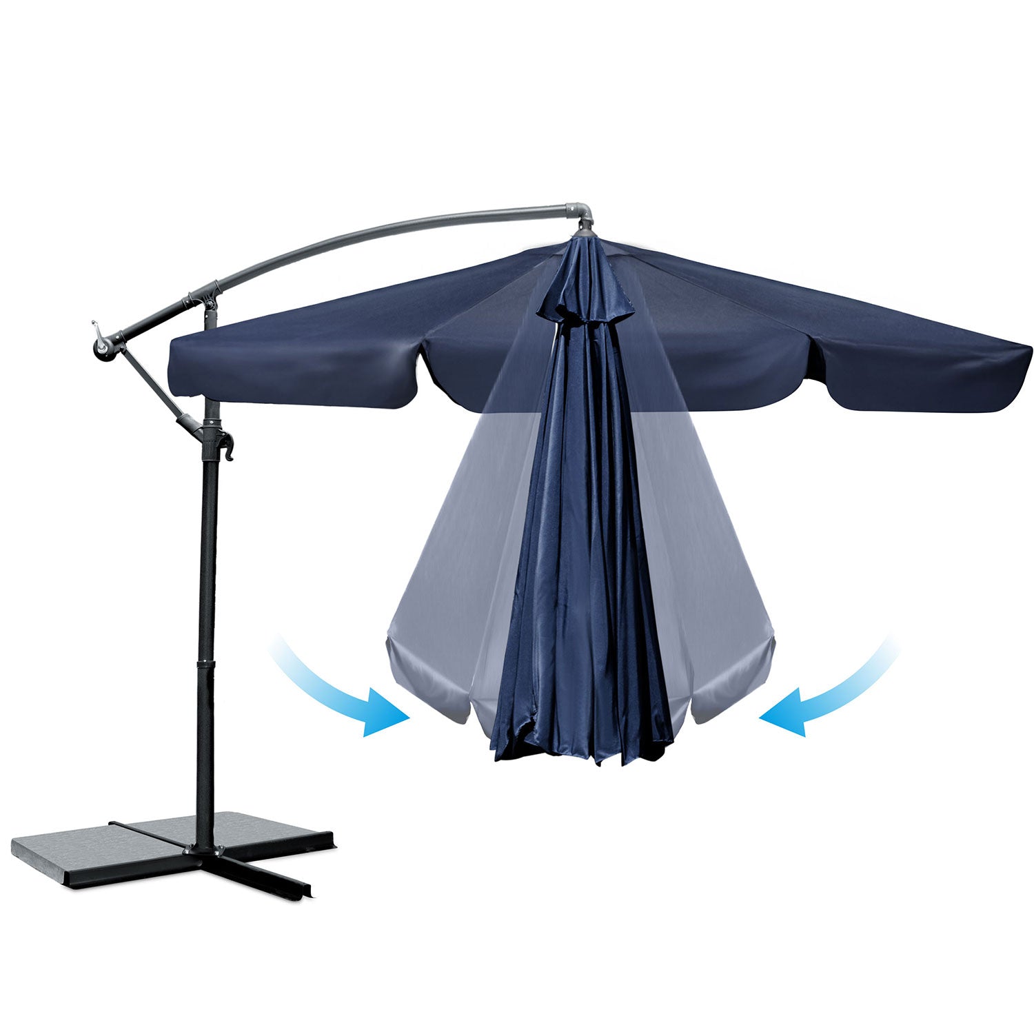 Plonos PL-881 8 segmentų 350 cm su dangteliu apatinis sodininkas