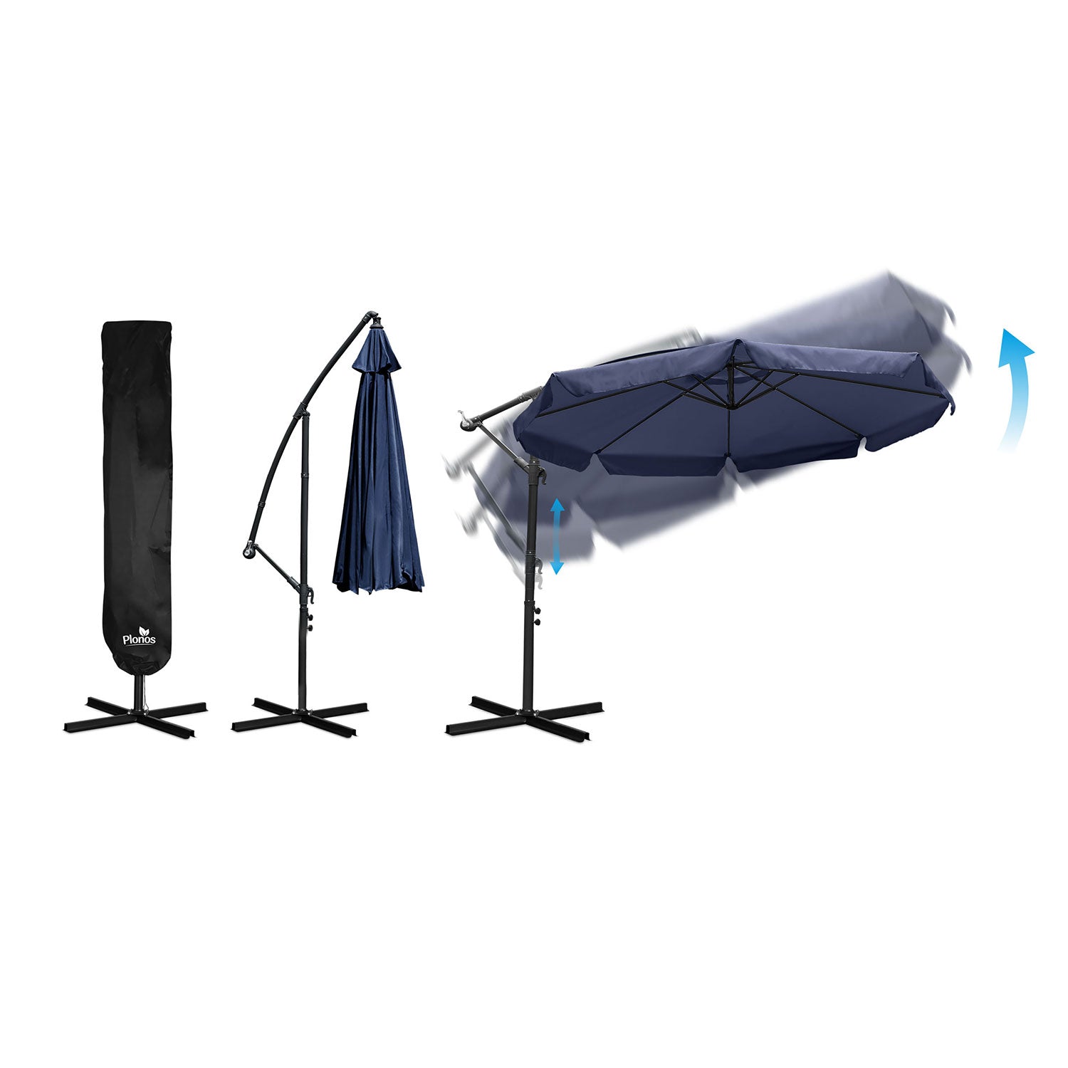 Plonos PL-881 8 segmentų 350 cm su dangteliu apatinis sodininkas