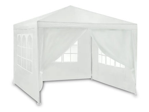 Baltas 3x3m sodo paviljonas 4936