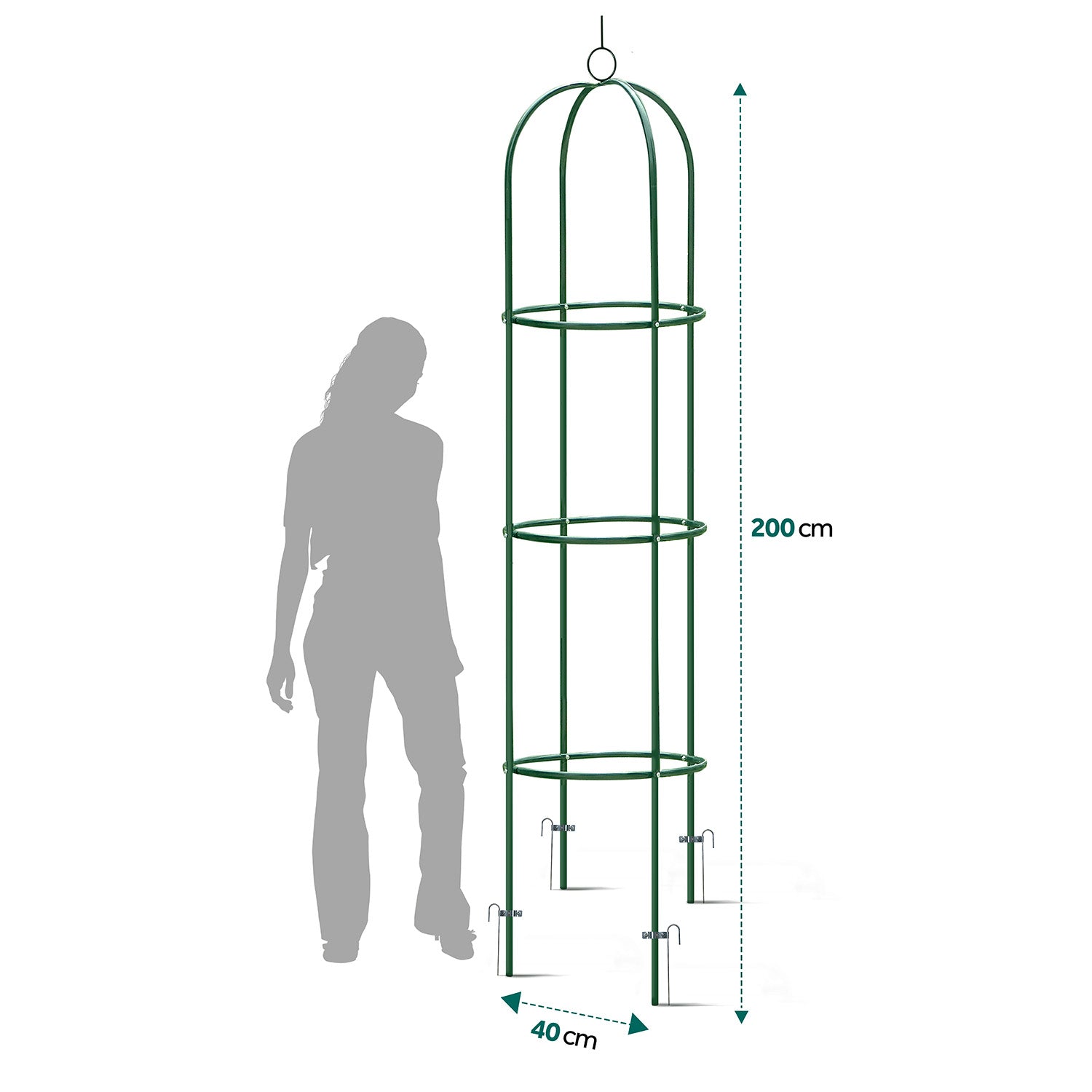 200 cm stulpų sodo pergola PL-992