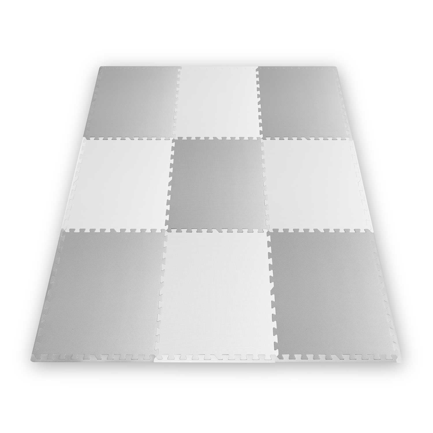 Didelis balta-grietų Ricokids puzlo putas 180x180cm 9szt