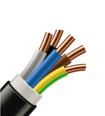 Elpar CYKY 5x1.5 mm2 jėgos kabelis (1 m., 500m būgnas)