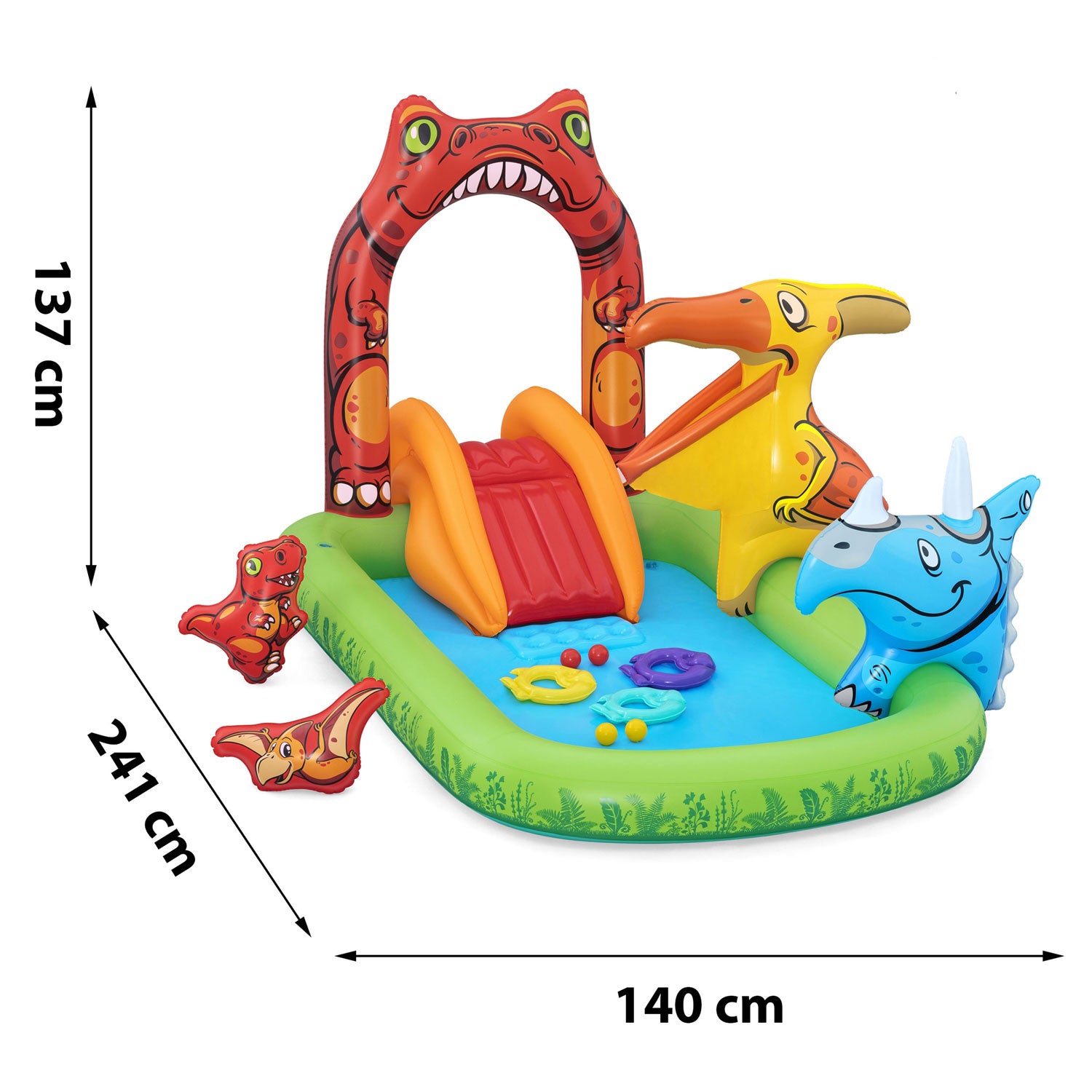 "Jurassic" pučiama žaidimų aikštelė