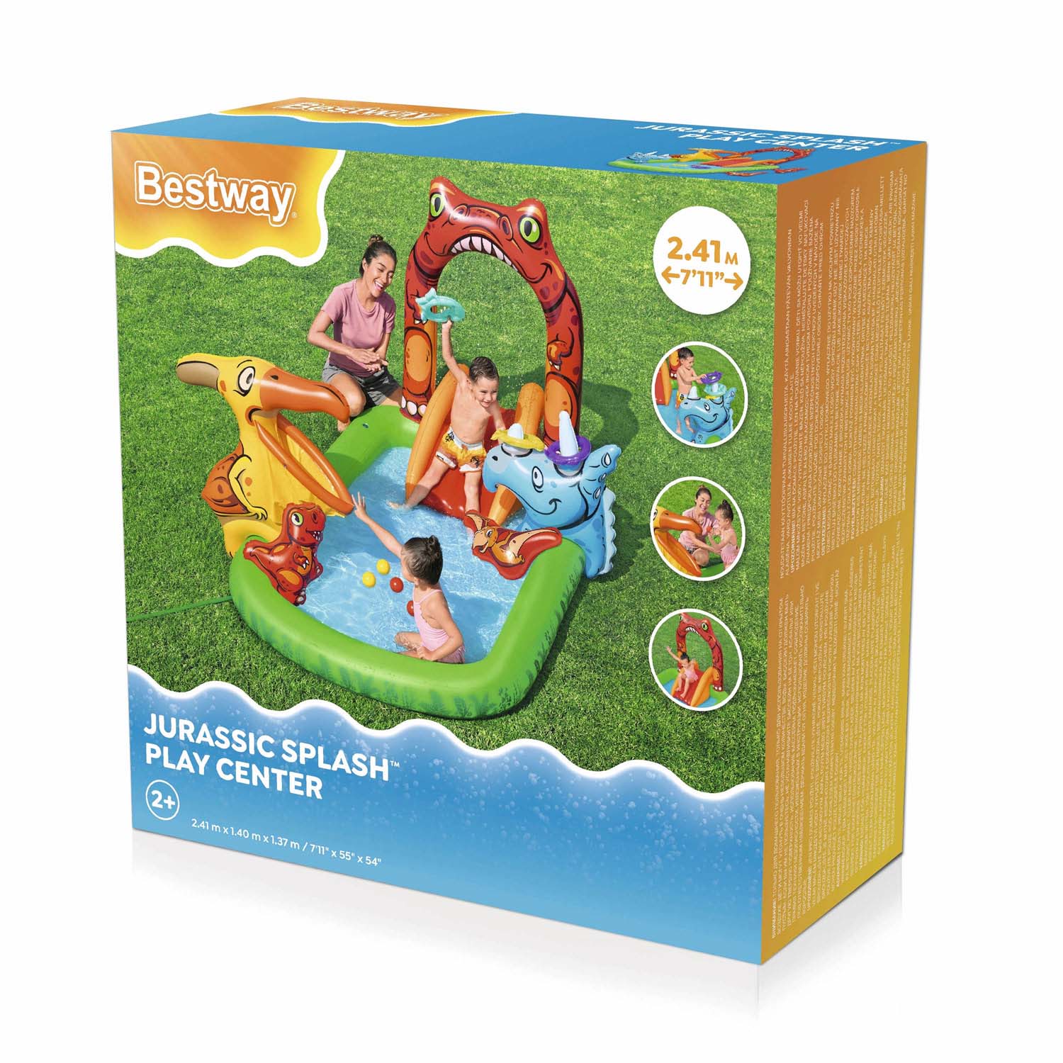 "Jurassic" pučiama žaidimų aikštelė