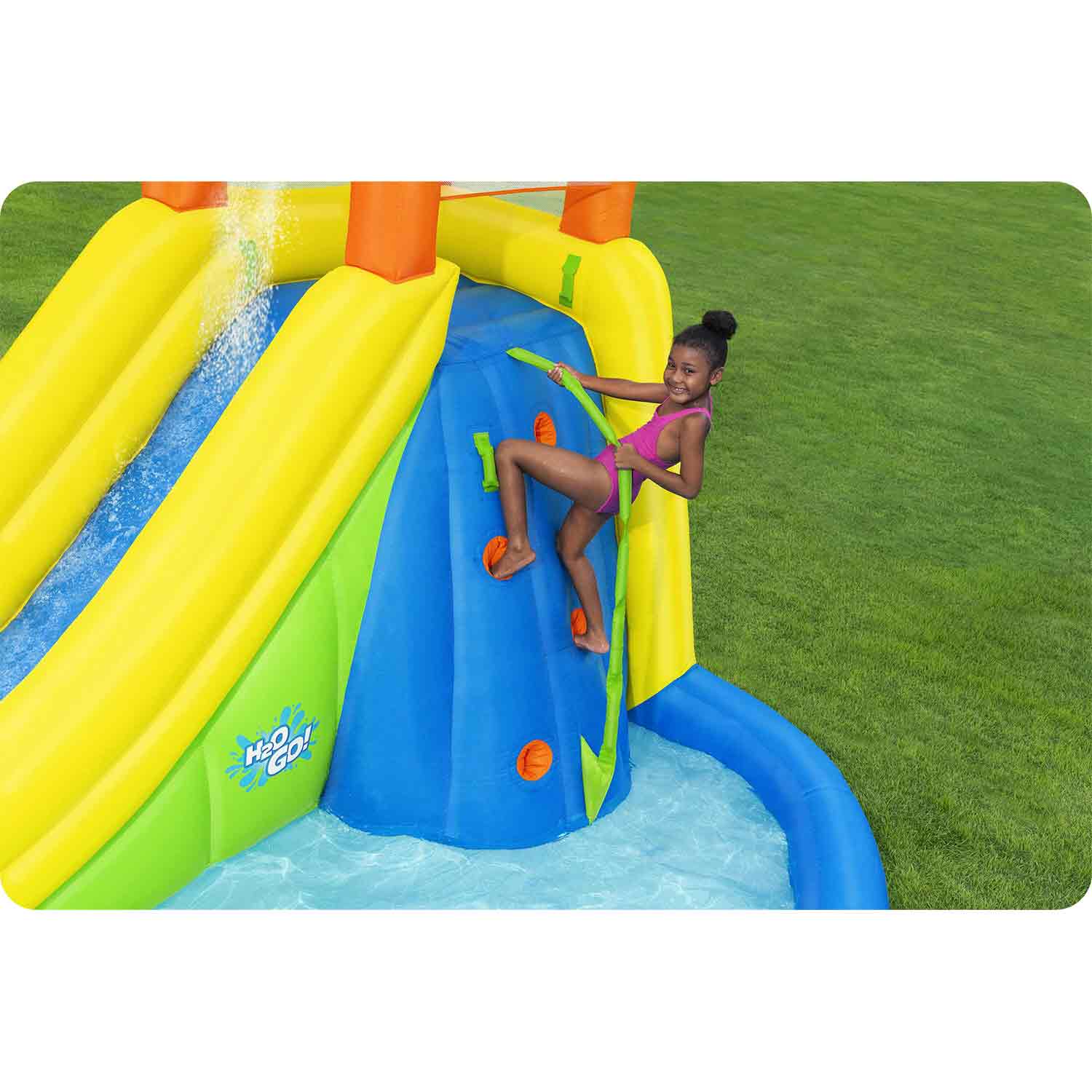 "Mega Park" pučiama žaidimų aikštelė 435 x 286 x 267 cm "Bestway" 53478