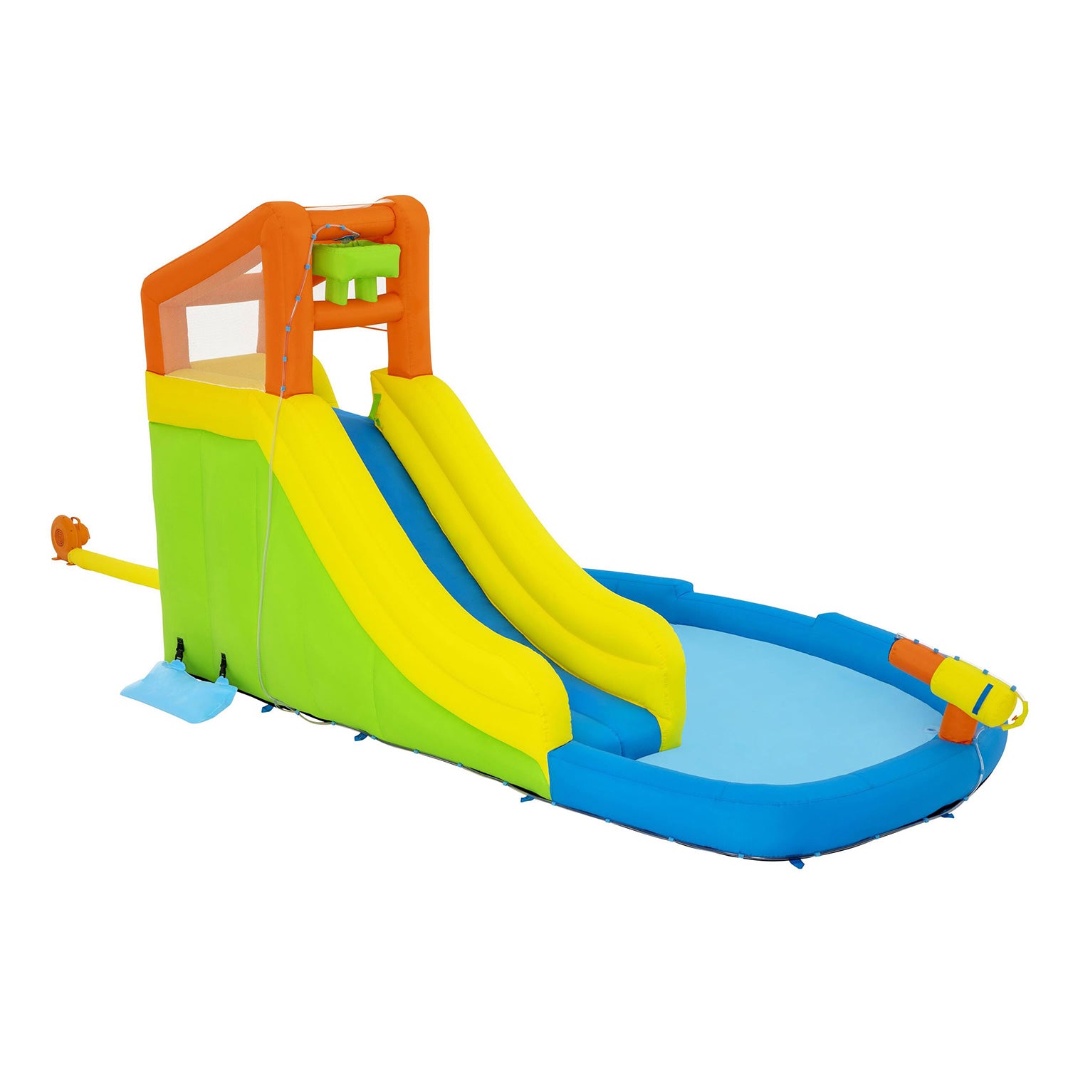 "Mega Park" pučiama žaidimų aikštelė 435 x 286 x 267 cm "Bestway" 53478