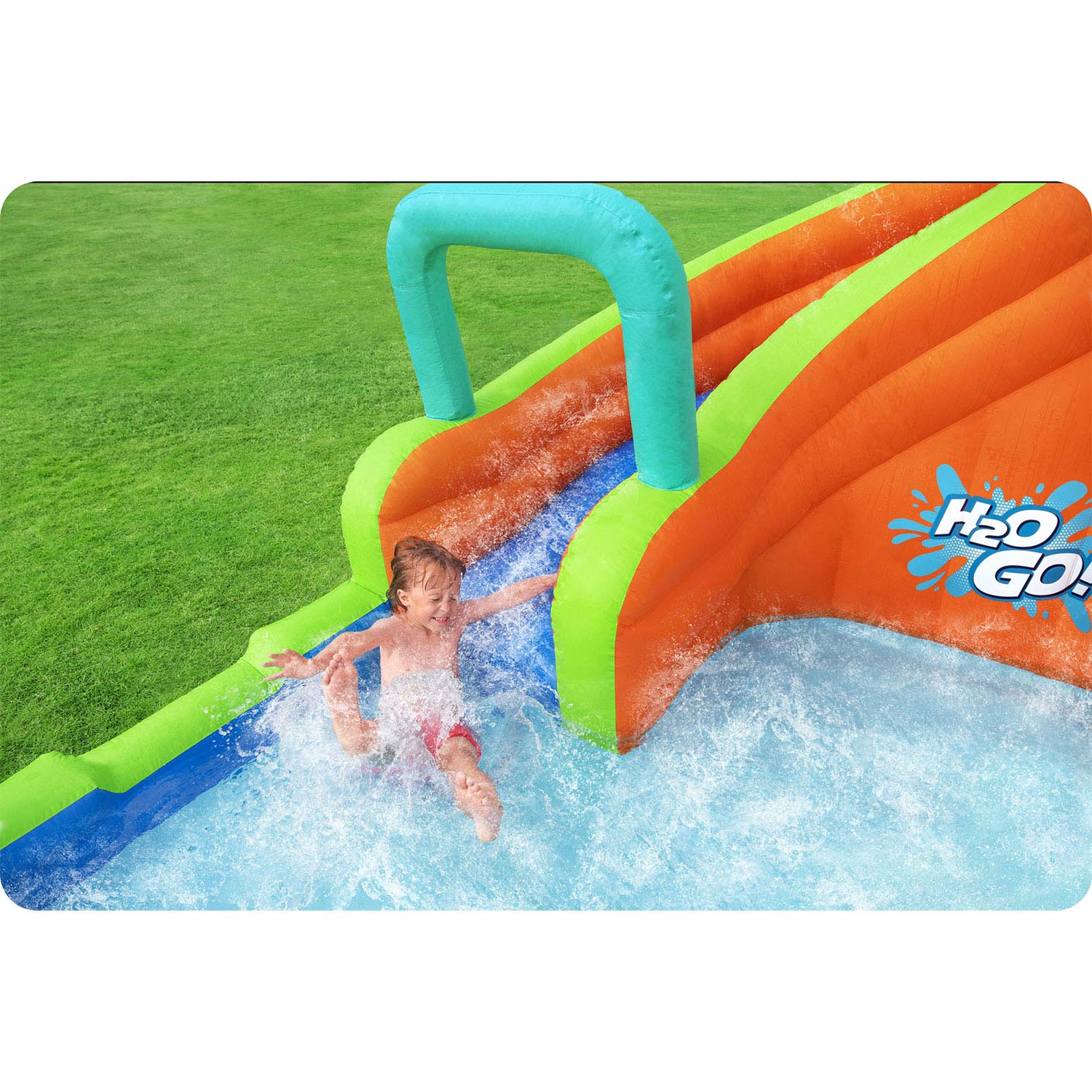 Drebėjimo žaidimų aikštelė Mega Park 365 x 320 x 270 cm Bestway 53408