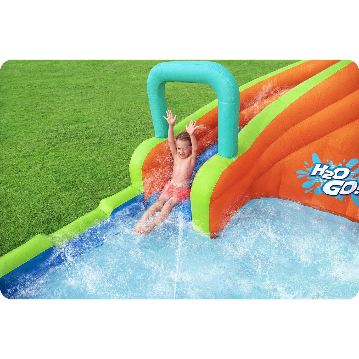 Drebėjimo žaidimų aikštelė Mega Park 365 x 320 x 270 cm Bestway 53408