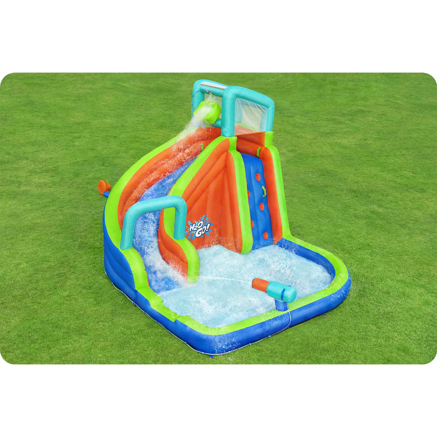 Drebėjimo žaidimų aikštelė Mega Park 365 x 320 x 270 cm Bestway 53408