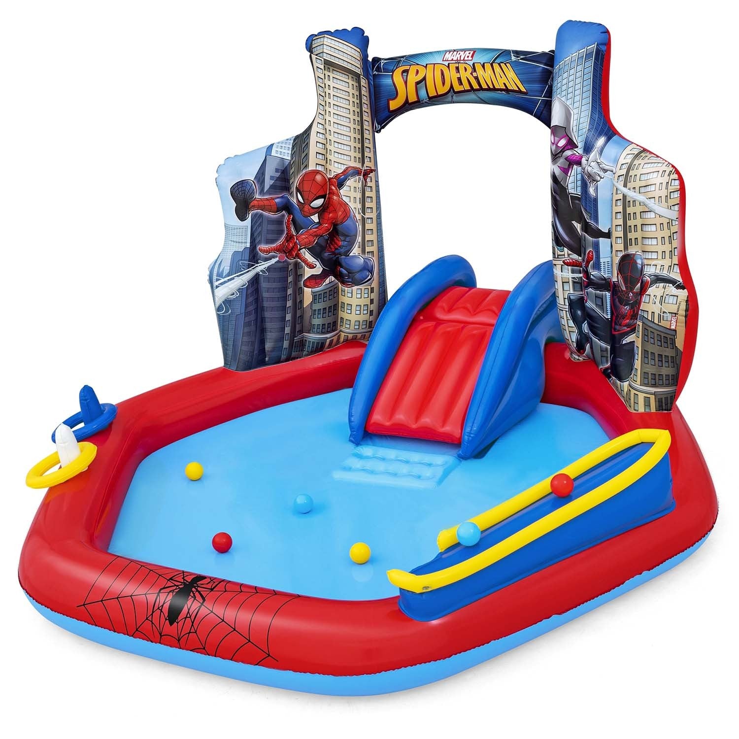 "Spider-Man" pučiamo žaidimų aikštelė 211 x 206 x 127 cm "Bestway 98793"