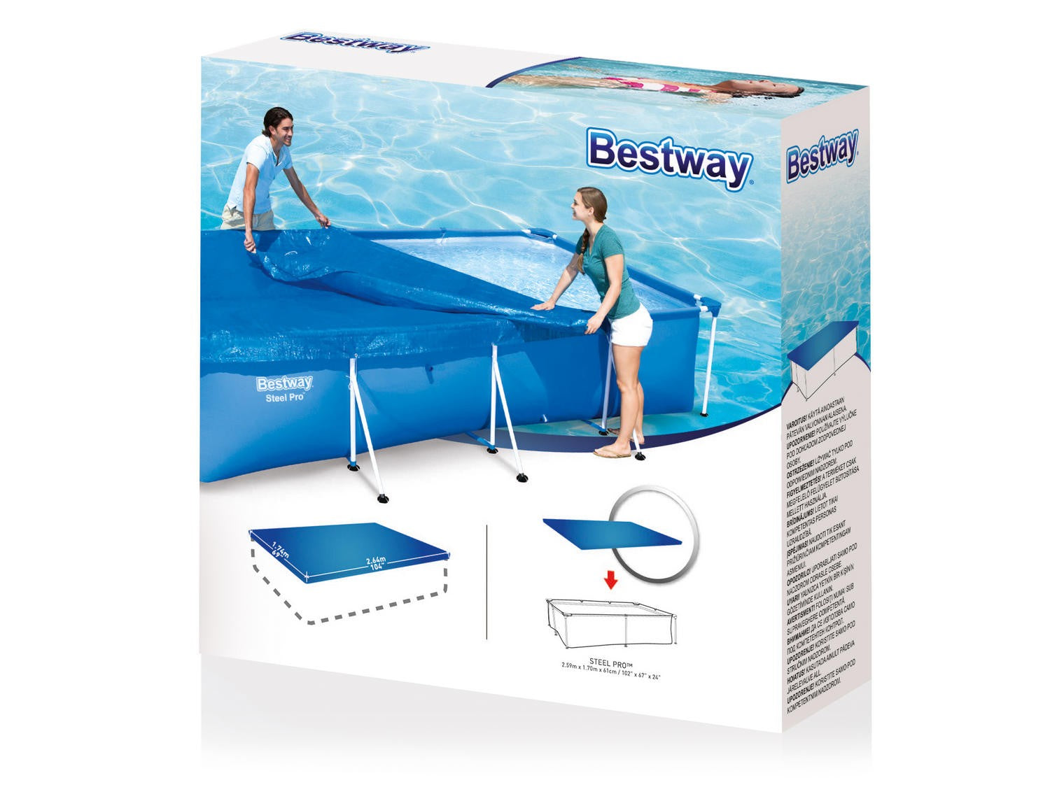 259 x 170 cm stogo baseino dangtelis Bestway 58105