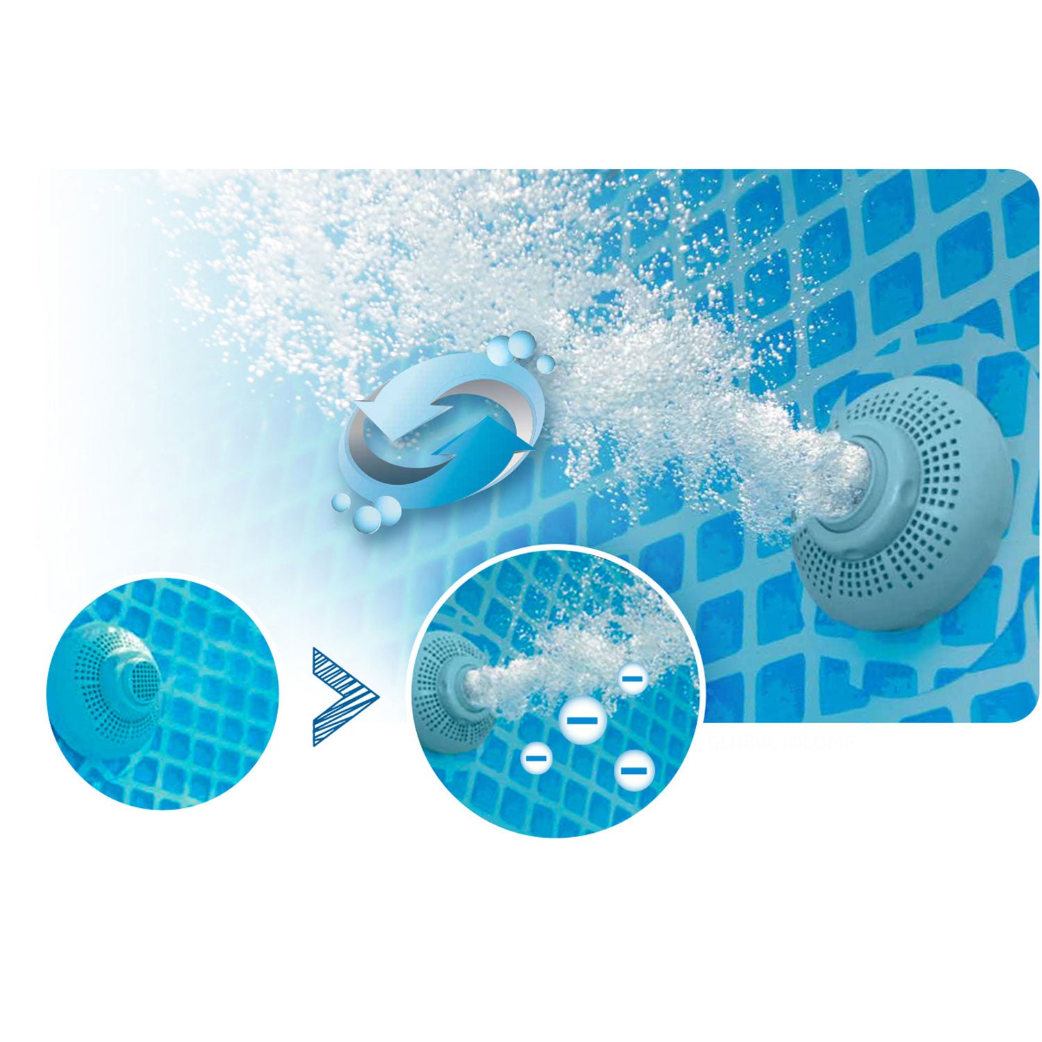 5678 l/h INTEX 26636 sodinių baseinų filtravimo siurblys
