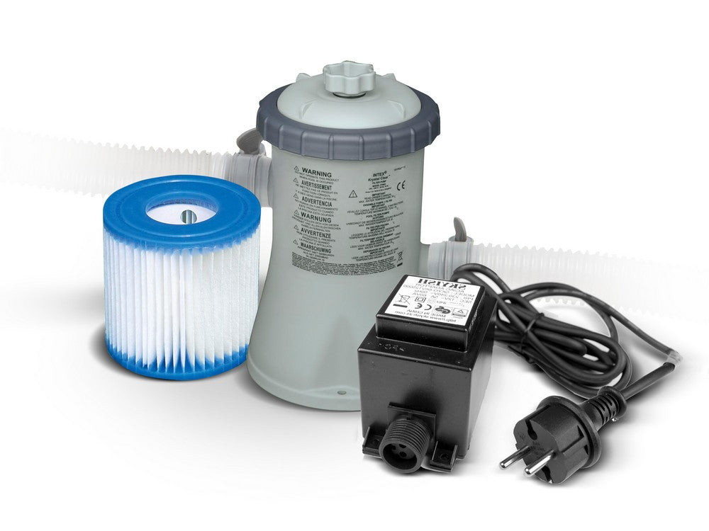12V 1250 l/h INTEX 28602GS baseino filtravimo siurblys + transformatorius