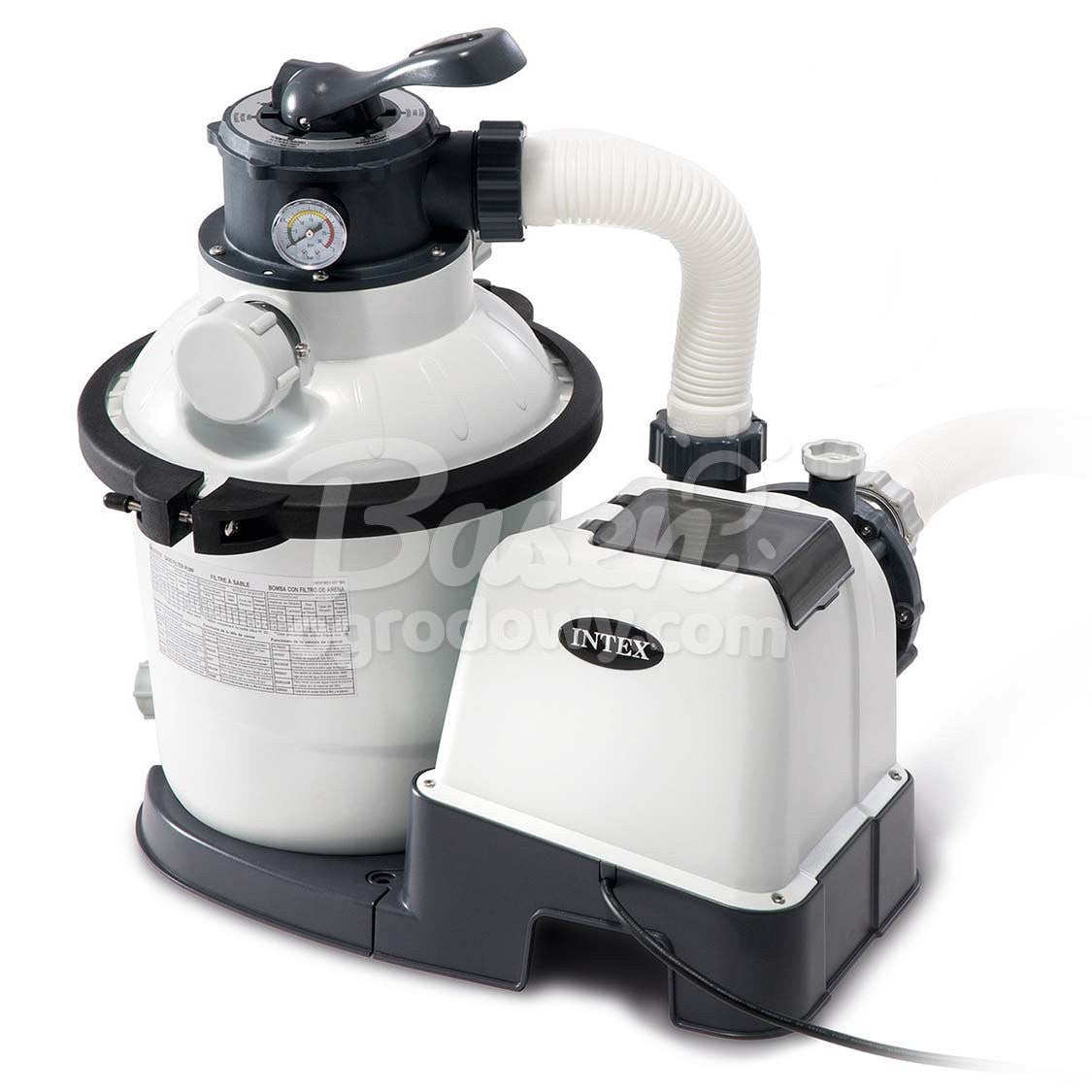 12000 l/h INTEX 26652 smėlio filtravimo siurblys + 50 kg smėlio