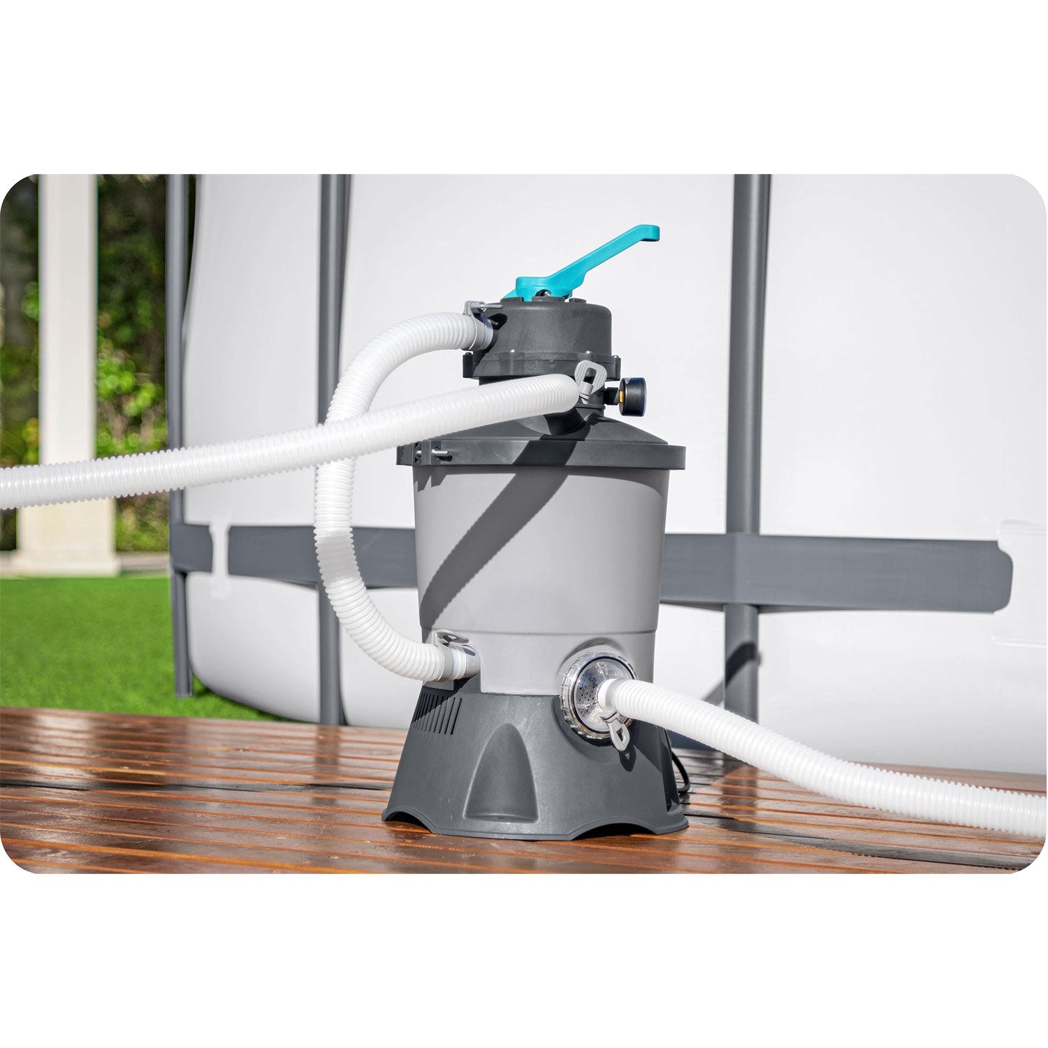 3596 l/h smėlio siurblys + 25 kg Bestway smėlio