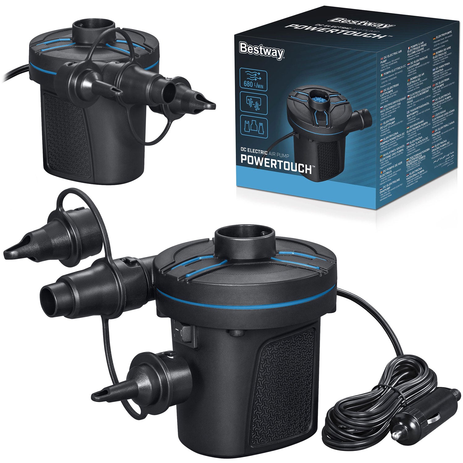 Elektrinis siurblys Powertouch 12 V Bestway 62257