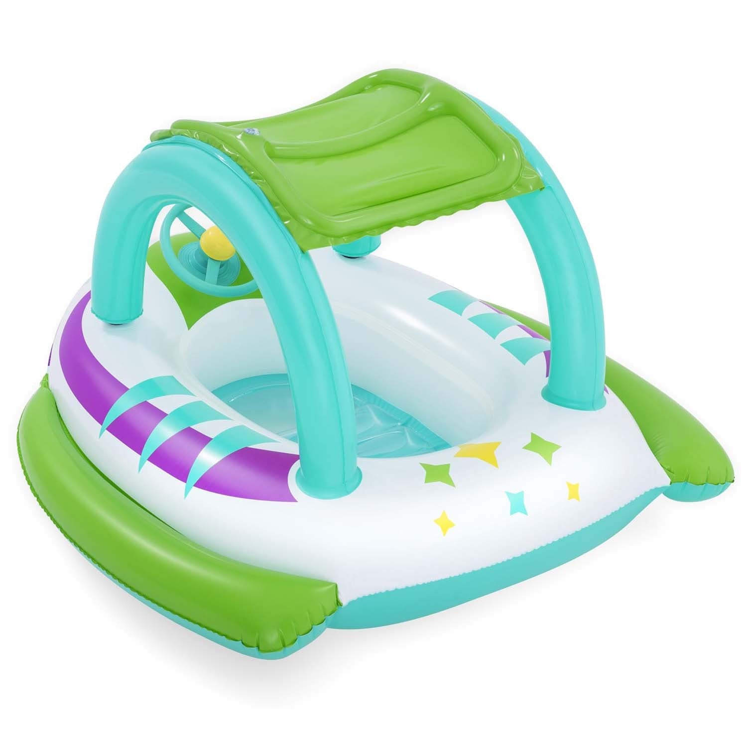 Plovimo paplūdimio laivas su 107 x 112 cm plotu