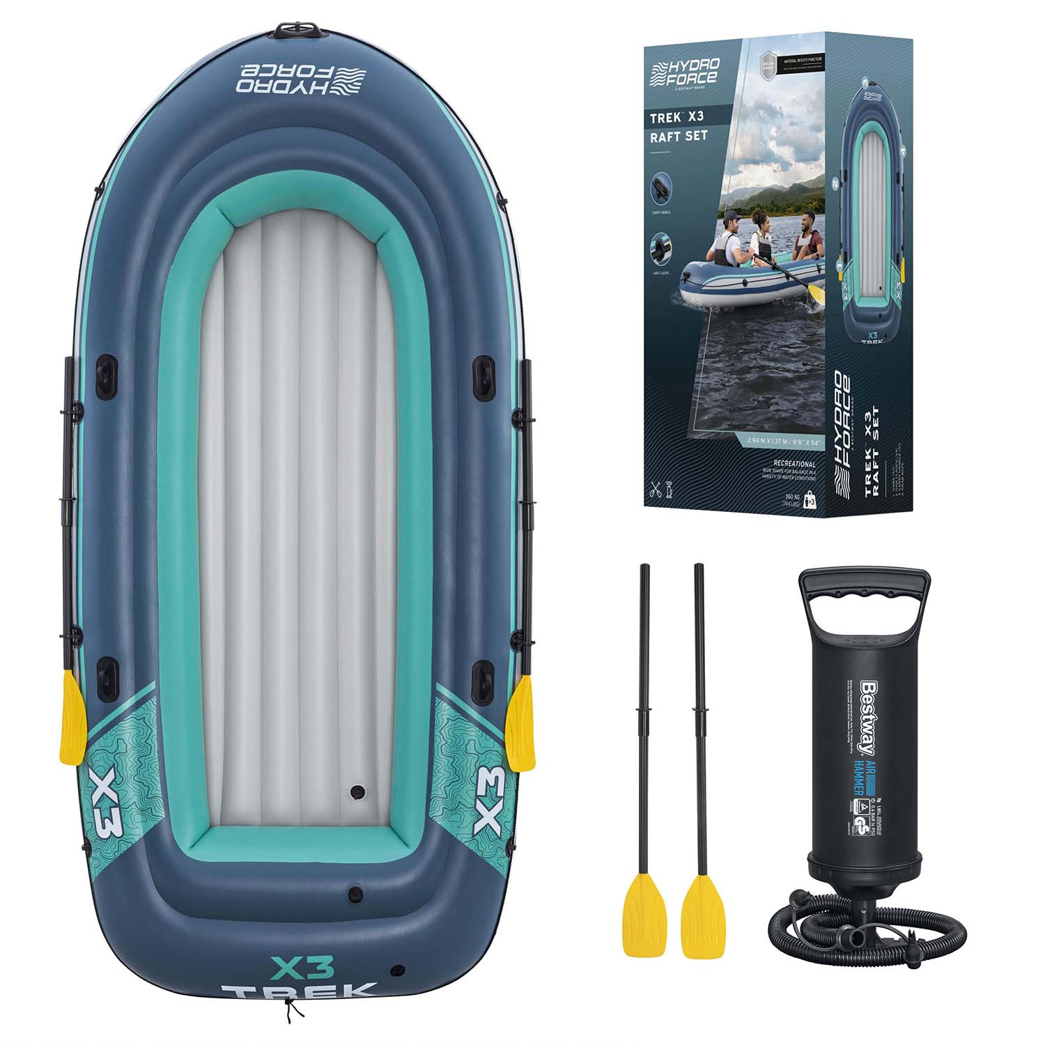 Pontonas Trek X3 Raft 294 x 137 cm Bestway 61154