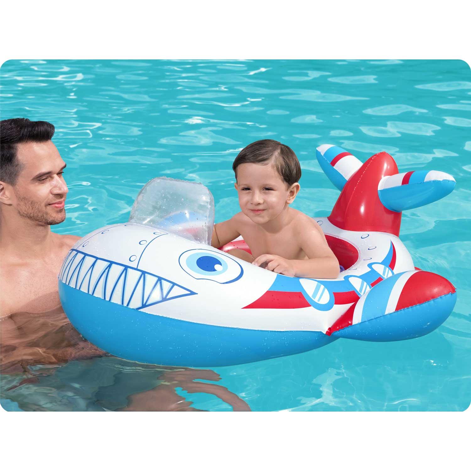 Plokštinis laivas lėktuvas 109 x 97 cm Bestway 34169