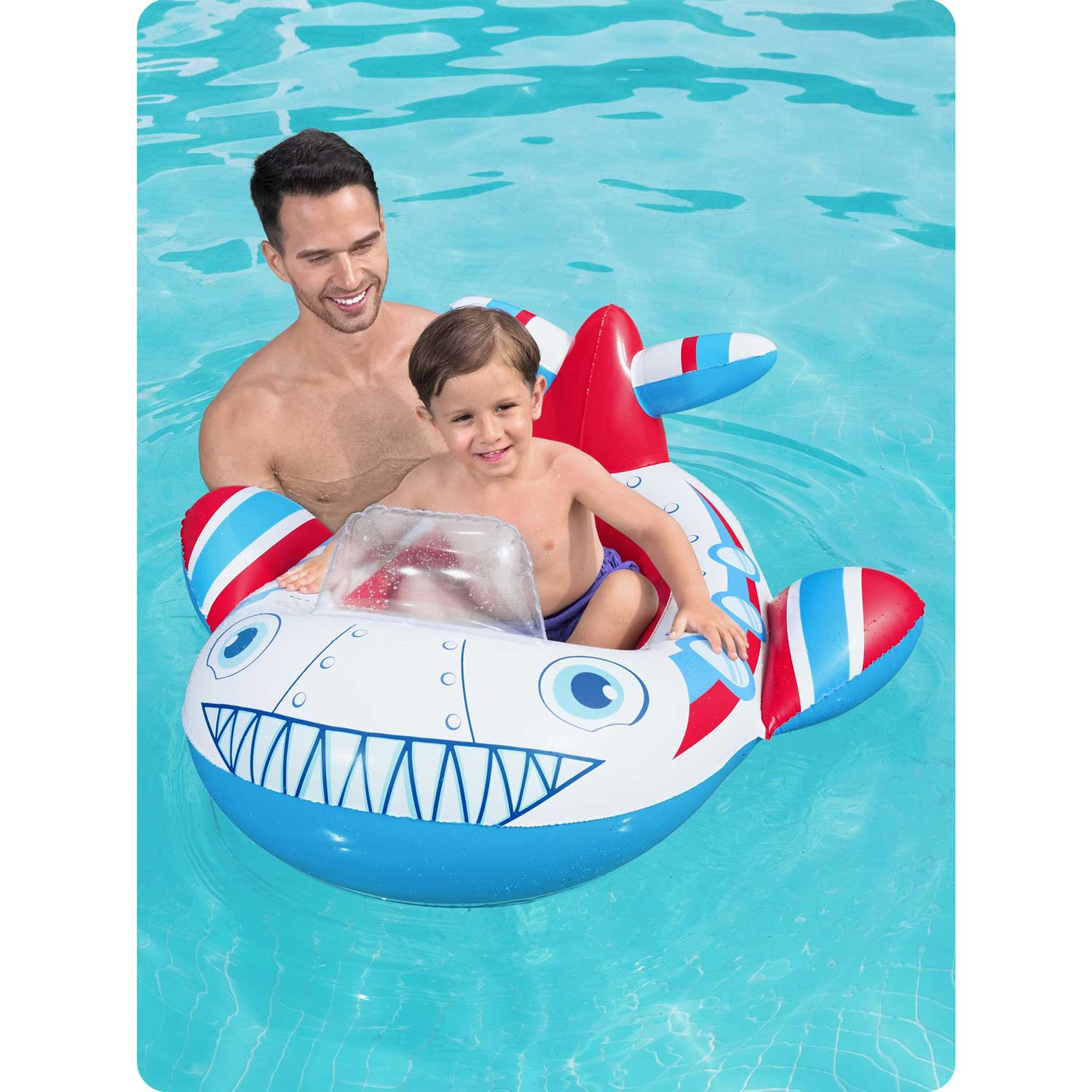 Plokštinis laivas lėktuvas 109 x 97 cm Bestway 34169