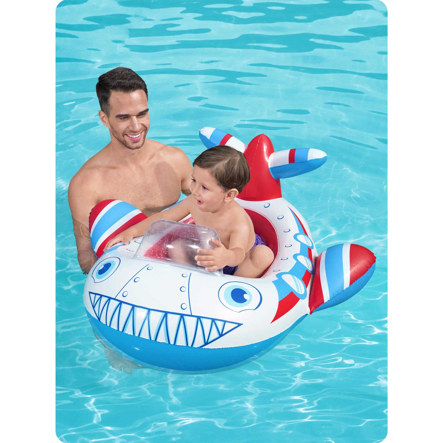 Plokštinis laivas lėktuvas 109 x 97 cm Bestway 34169
