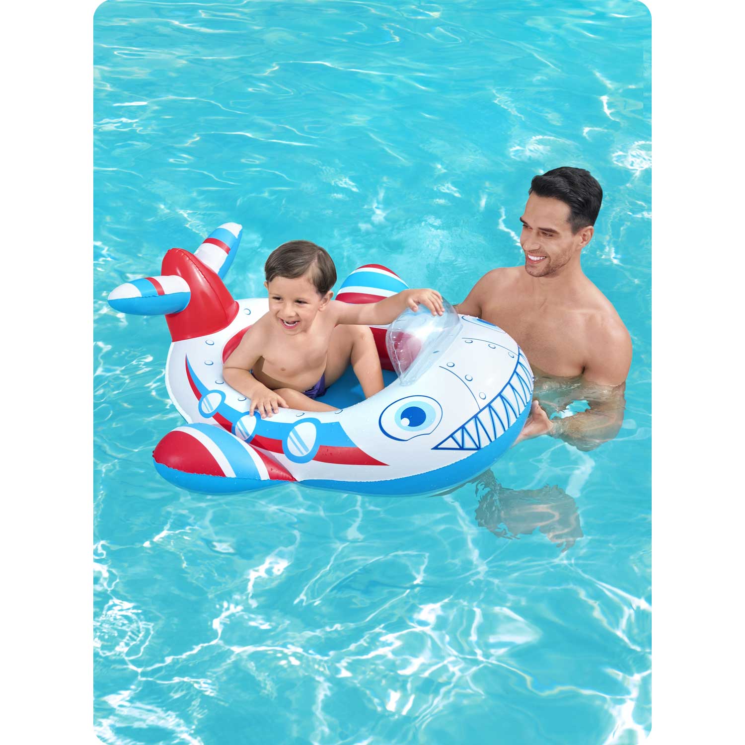 Plokštinis laivas lėktuvas 109 x 97 cm Bestway 34169