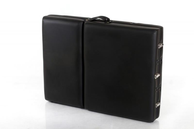 RESTPRO® Classic-3 juodas nešiojamas masažo stalas