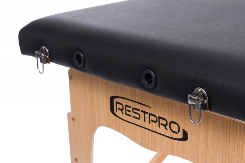 RESTPRO® Classic-2 juodas masažo stalas