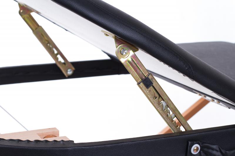 RESTPRO® Classic Oval 3 Black nešiojamas masažo stalas