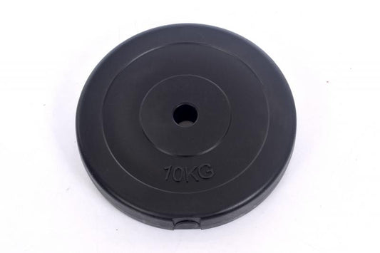 Vinilo svorio diskas barbelėms ir manteliams (plaketa) 10 kg (31,5 mm)