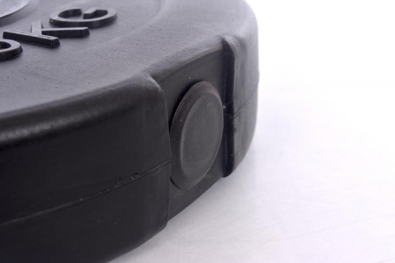 Vinilo svorio diskas barbelėms ir manteliams (plaketa) 5 kg (31,5 mm)