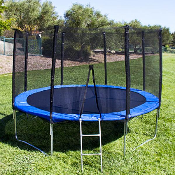 366 cm trampolinas su saugos tinklu ir kopėčiomis 12 pėdų (3,66 m)