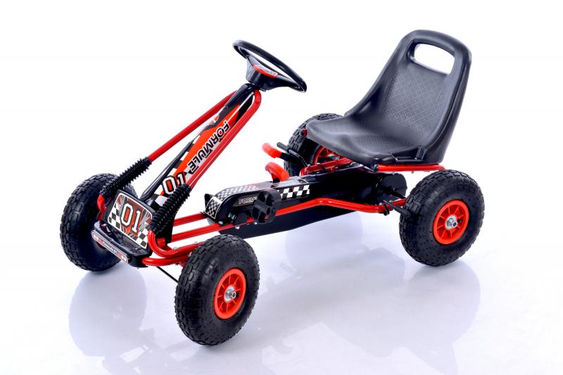 Velokart (Velomobile) Go-Kart A-15 Red (3-8 metų)