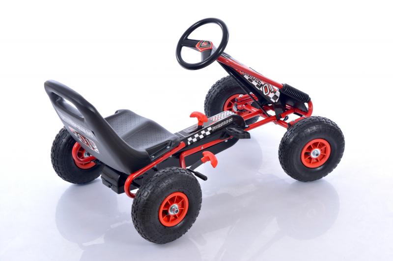 Velokart (Velomobile) Go-Kart A-15 Red (3-8 metų)