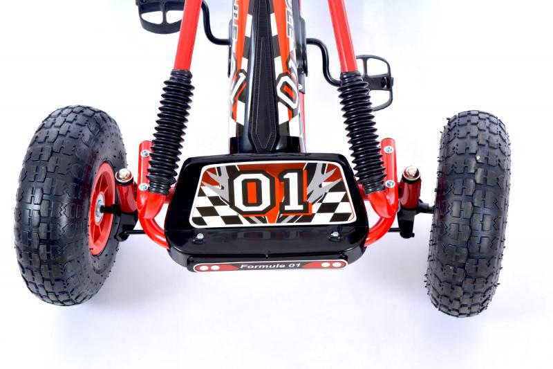 Velokart (Velomobile) Go-Kart A-15 Red (3-8 metų)