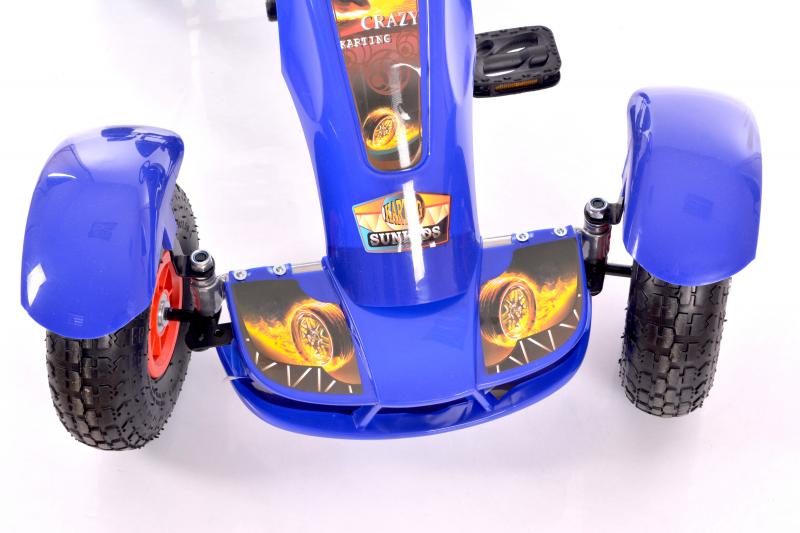 Velokart (Velomobile) Go-Kart F618 Blue (4-10 metų)