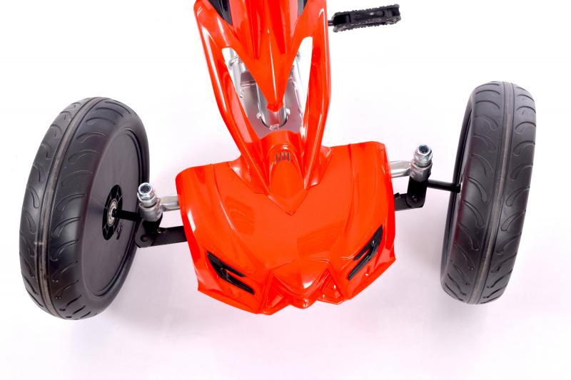 Velokart (Velomobile) Go-Kart 1504 Red (5-12 metų)