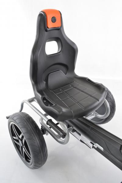 Velokart (Velomobile) Go-Kart 1504 Black (5-12 metų)