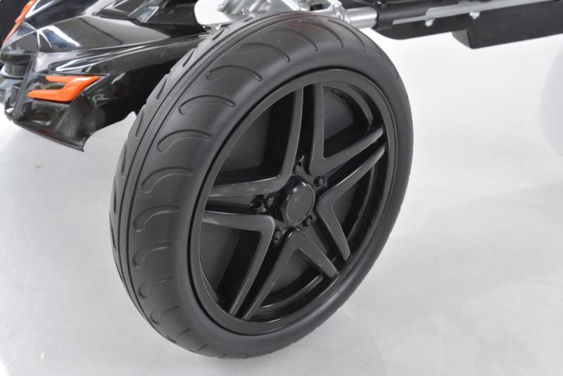 Velokart (Velomobile) Go-Kart 1504 Black (5-12 metų)