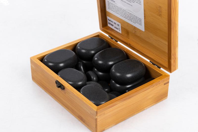 Mini kūno masažo akmenų rinkinys
