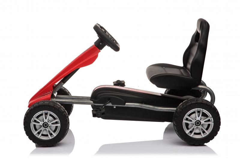 Velokart (Velomobile) Go-Kart 1801 Red (3-6 metų)
