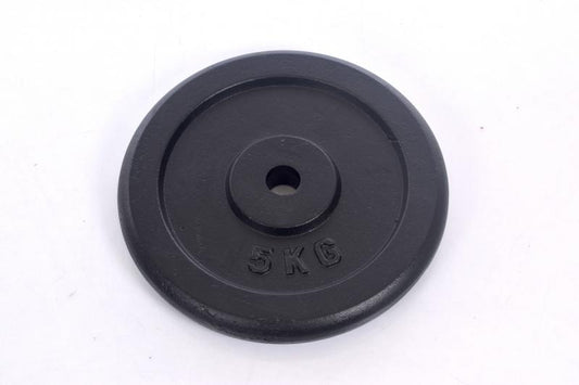 Stalo svorio diskas barbelėms ir manteliams (plaketa) 5 kg (31,5 mm)